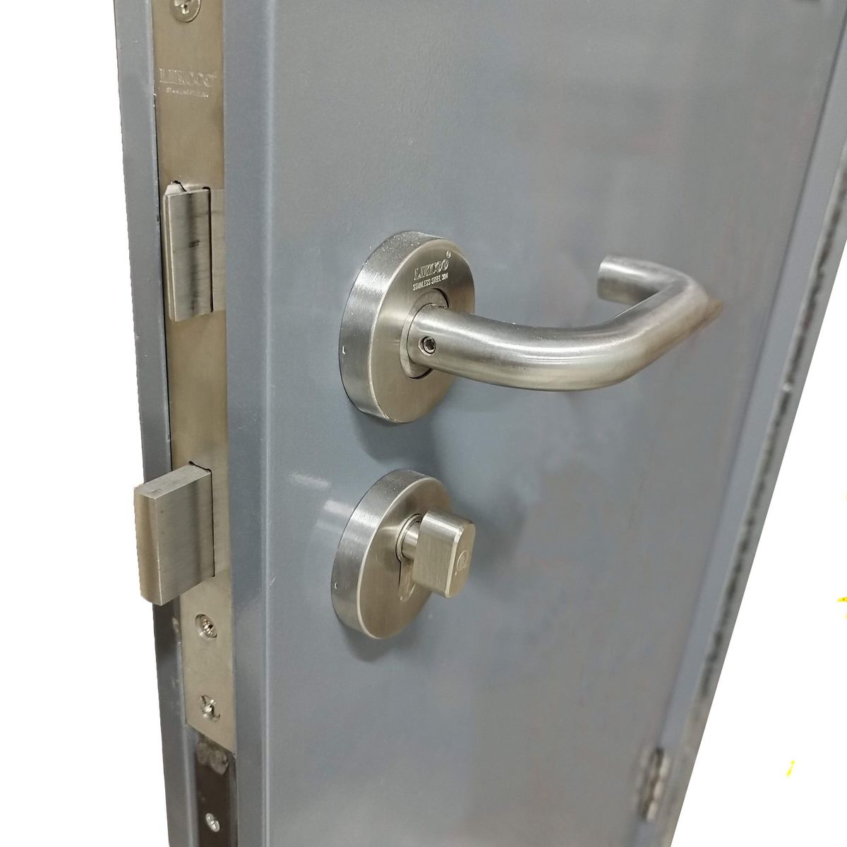 CASTLETEC - Puerta Contra Incendios F60 80x200cm de Seguridad de Acero