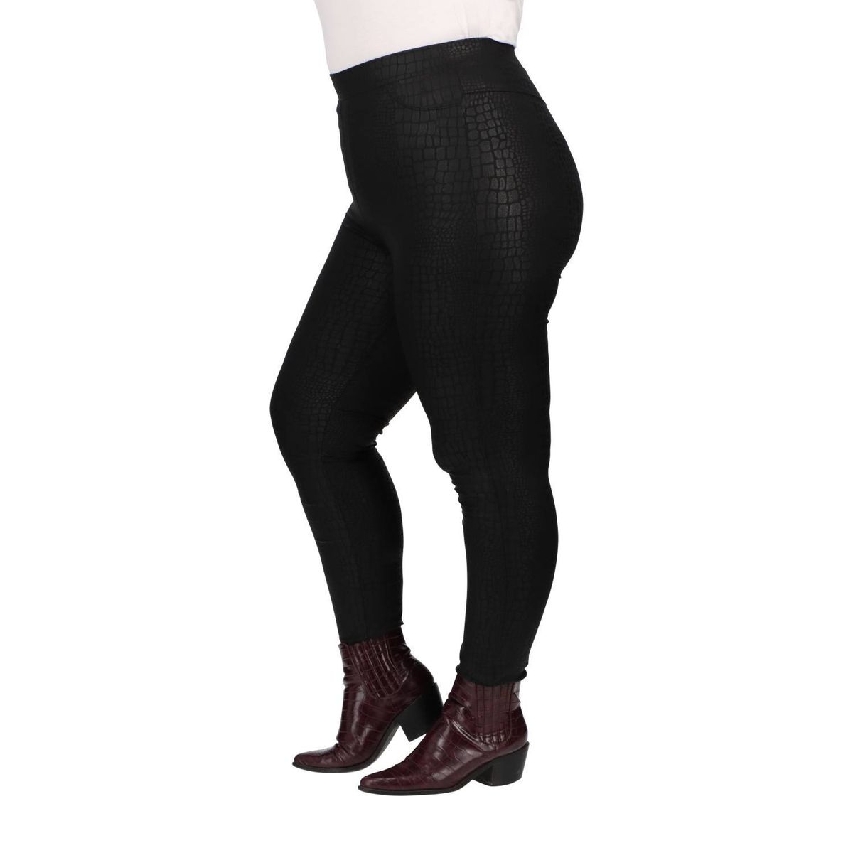 CAFFARENA - Legging Mujer texturada Caffarena