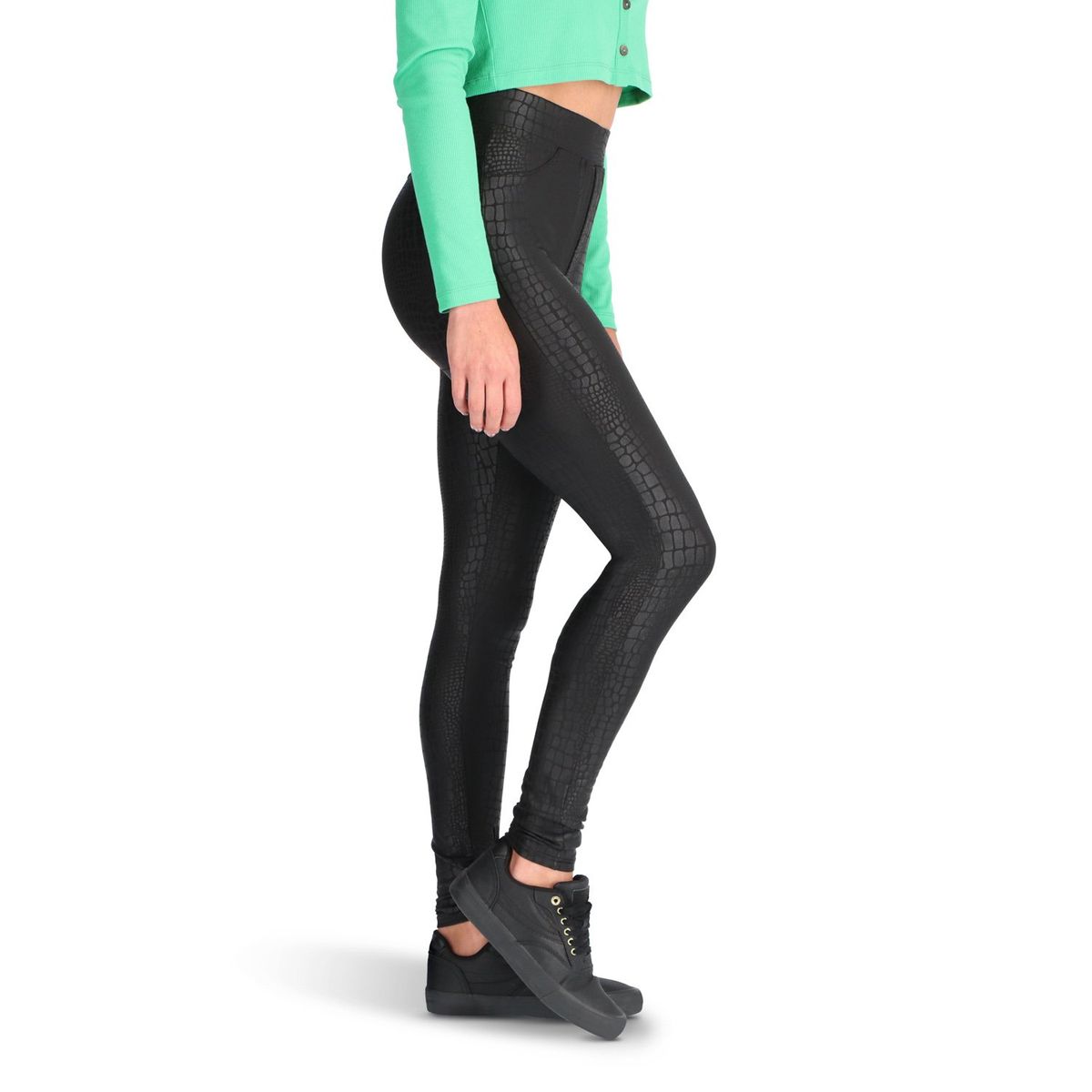 CAFFARENA - Legging Mujer texturada Caffarena