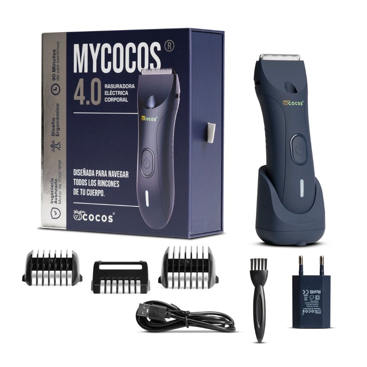 MYCOCOS - Rasuradora Eléctrica Corporal Masculina MYCOCOS 4.0
