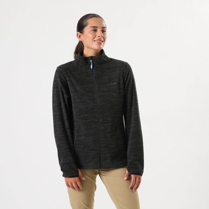 ANDESGEAR - Polar Maihue Fullzip Women Mujer Negro.