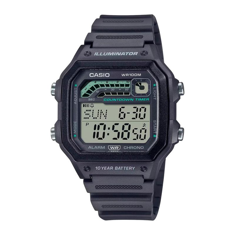 CASIO - Reloj CASIO WS-1600H-8AVDF Resina Hombre Gris
