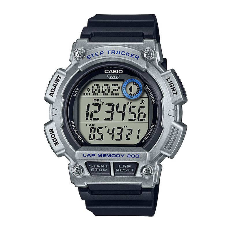 CASIO - Reloj CASIO WS-2100H-1A2VDF Resina Juvenil Plateado
