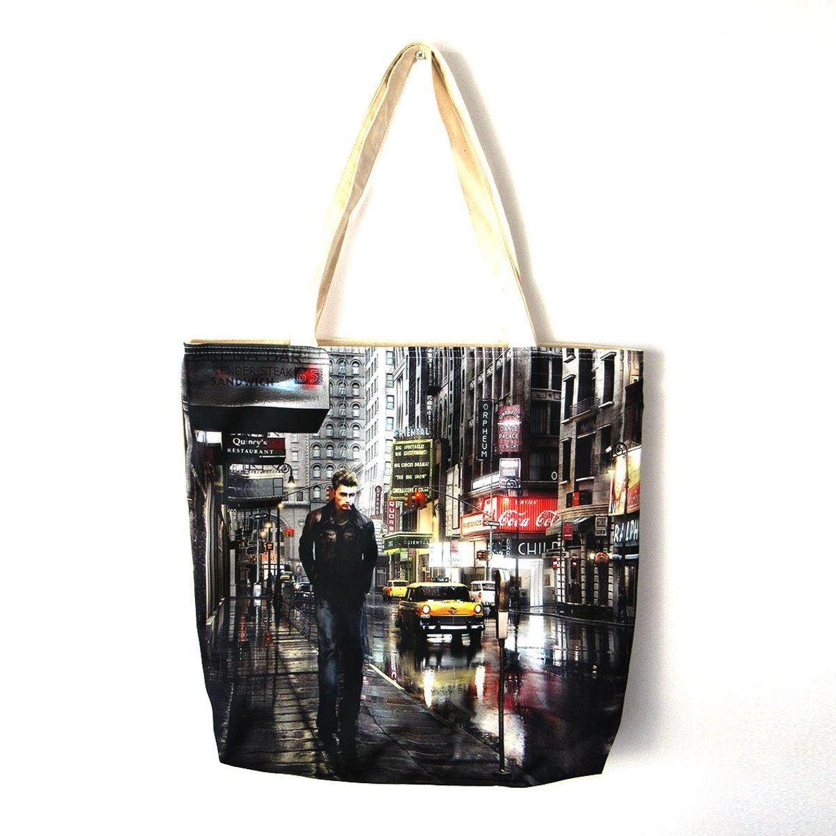 GENERICO - Bolso De Compras Resistente Estampados De Ciudad