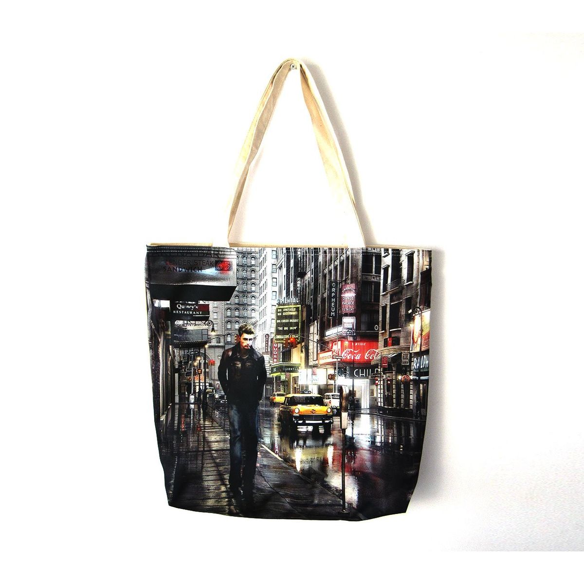 GENERICO - Bolso De Compras Resistente Estampados De Ciudad