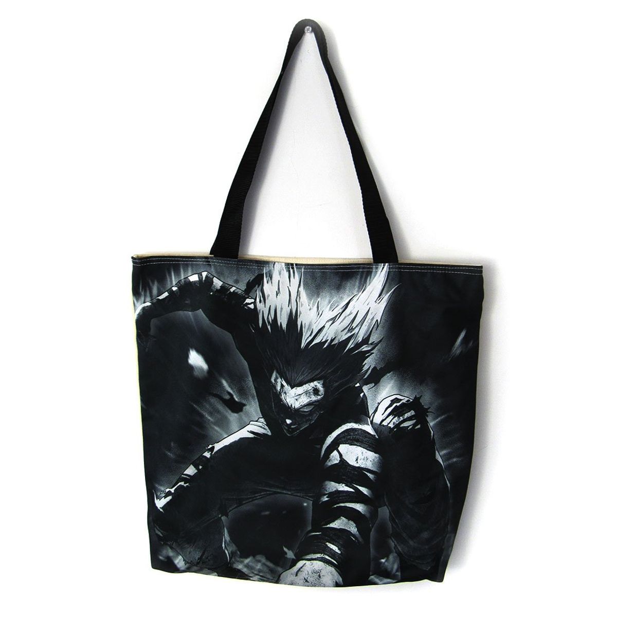 GENERICO - Bolso De Compras Resistente Estampados De Anime negro