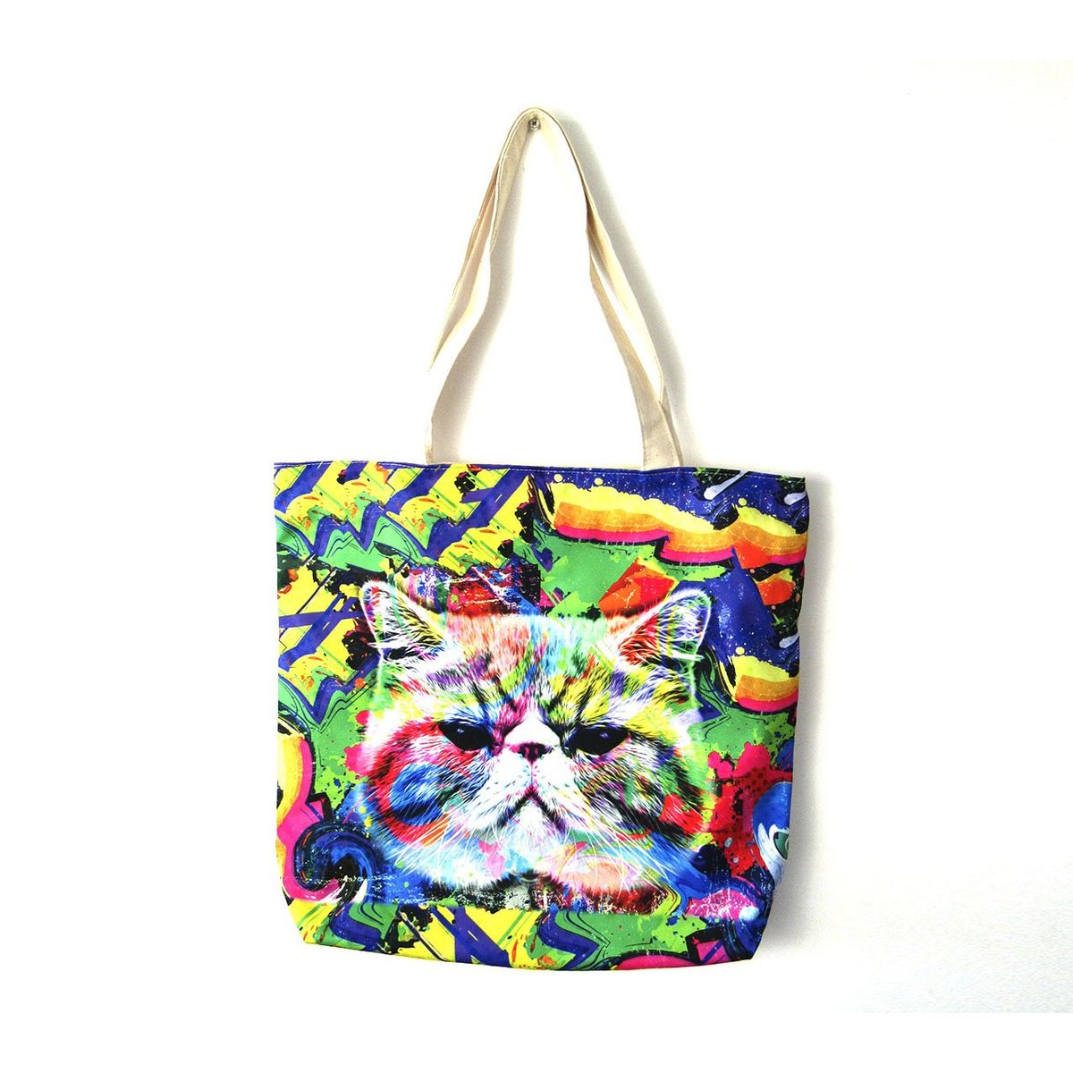 GENERICO - Bolso De Compras Resistente Estampados De Gato