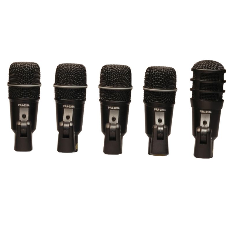 SUPERLUX - Kit 5 Microfonos Dinamicos para Batería Superlux DRKA 5