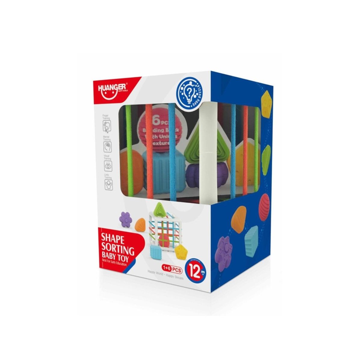 GENERICO - Cubo con Malla Sensorial Huanger