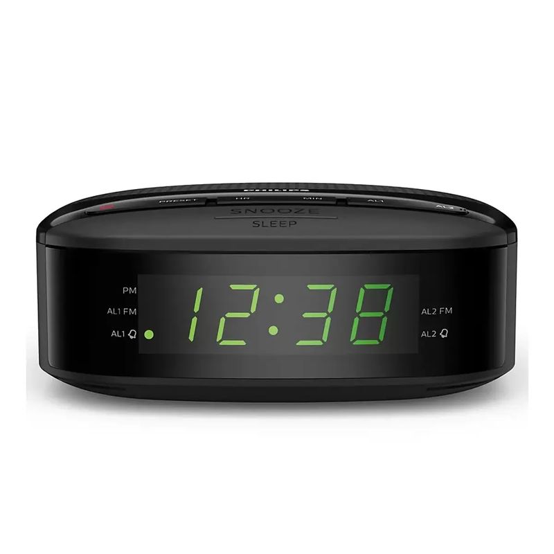 PHILIPS - Radio Reloj Despertador Philips 3000 Series Alarma Dual