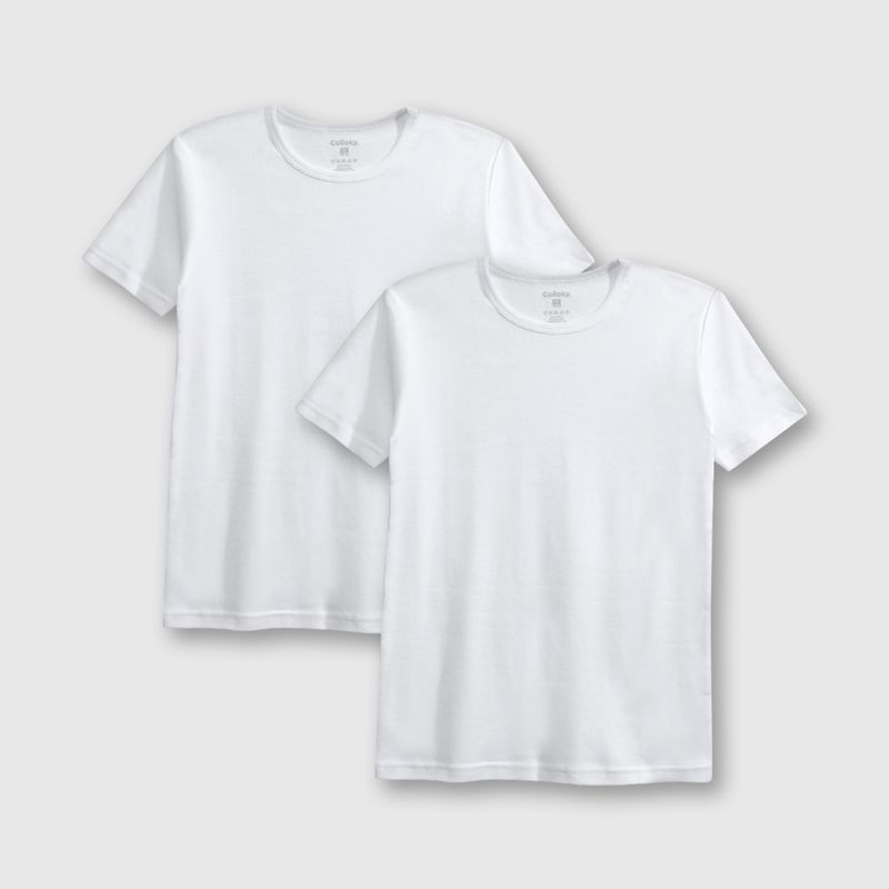 COLLOKY - Camiseta Unisex niño Blanco 53750 Colloky
