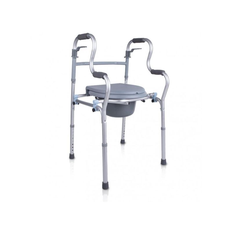 MAXCARE - Andador Burrito Plegable Con Baño 3 en 1 MAXCARE