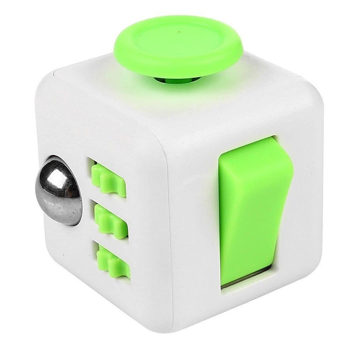 GENERICO - Fidget Cube Antiestres 6 Funciones Colores