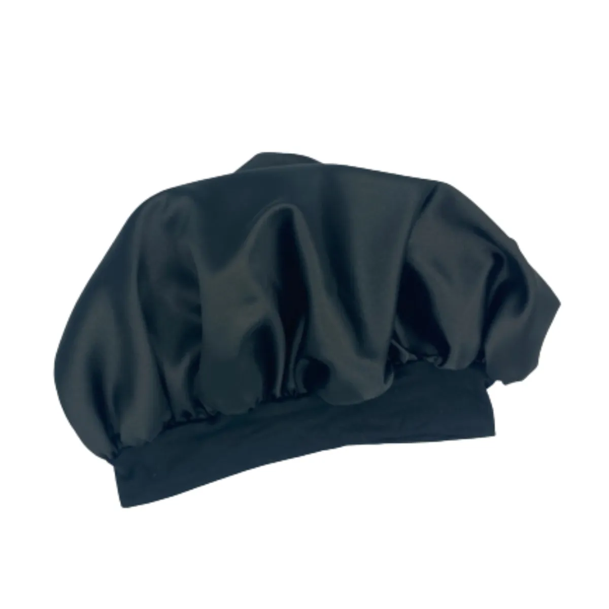 MARINA COLORINA - Gorro de satén color negro