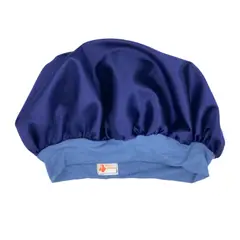 MARINA COLORINA - Gorro de satén color azul marino