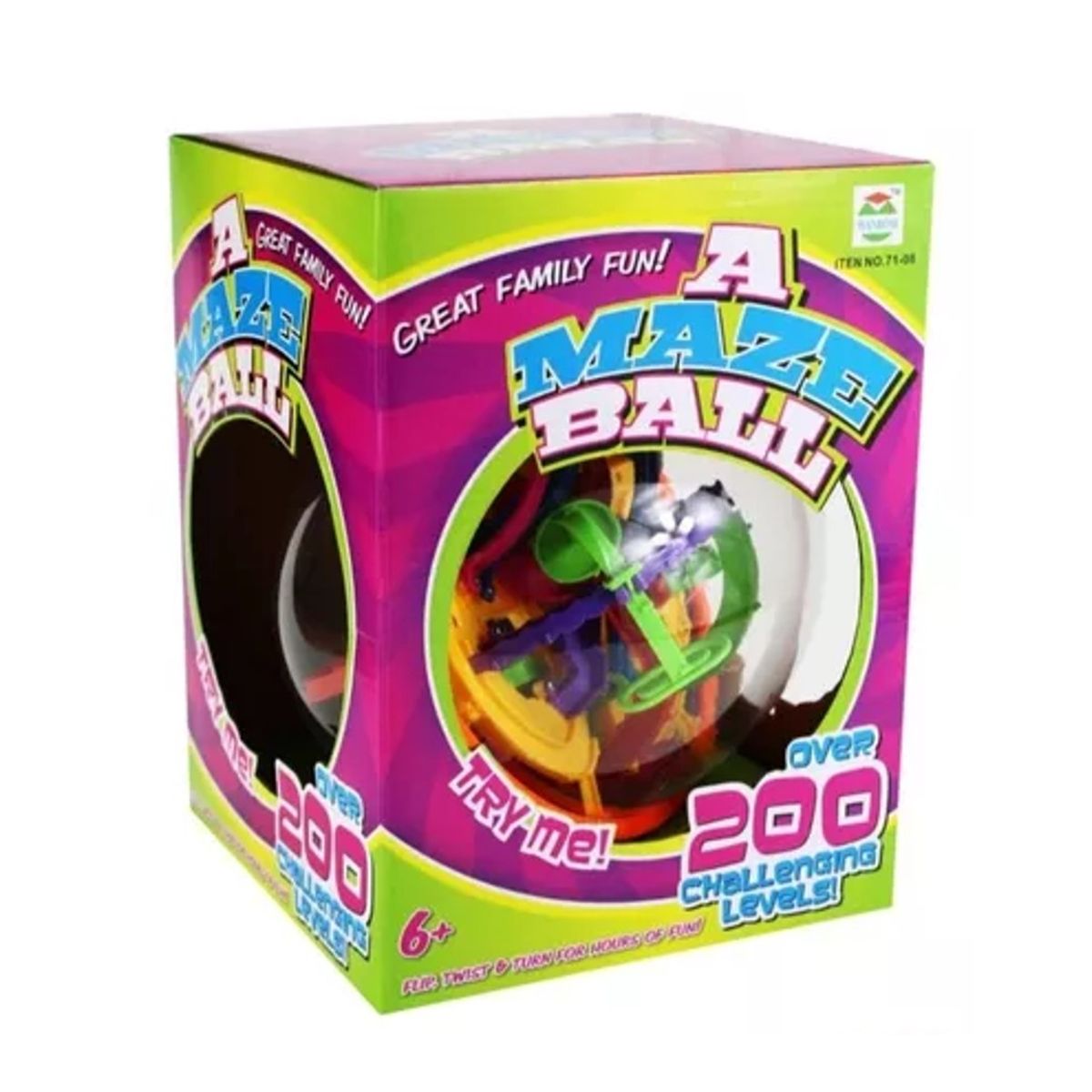 GENERICO - Laberinto 3D Didactico 200 Niveles En Esfera