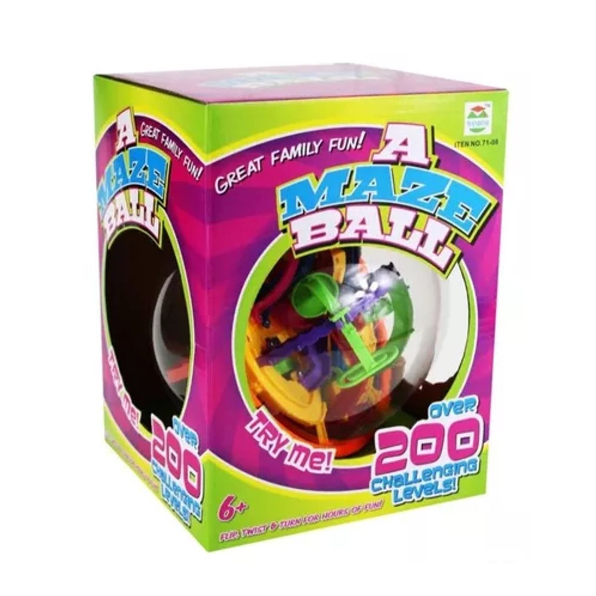 GENERICO - Laberinto 3D Didactico 200 Niveles En Esfera