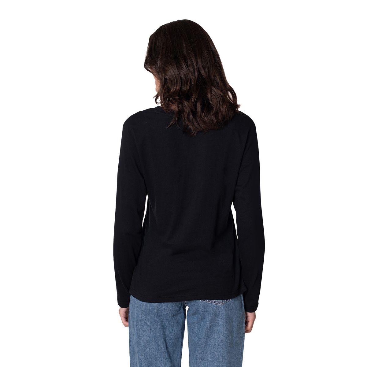 INDUSBORD - Polera Mujer Cuello Redondo Manga Larga Algodón Premium protección UV