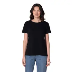 INDUSBORD - Polera Mujer Cuello Redondo Manga Corta Algodón Premium UVPRO