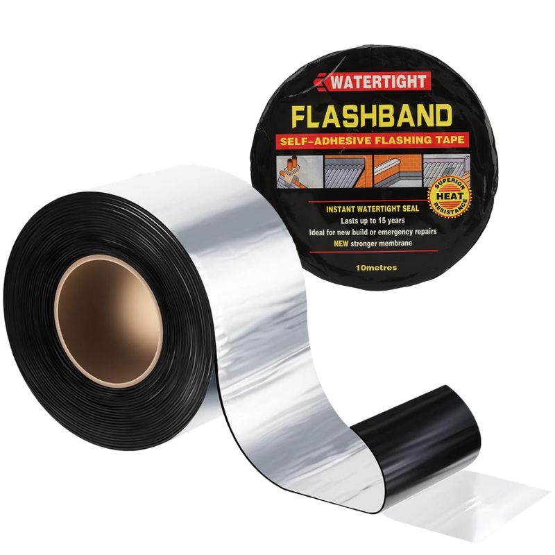 GENERICO - Cinta Sellador Adhesivo Techo Gotera Impermeable 100mm X 10m