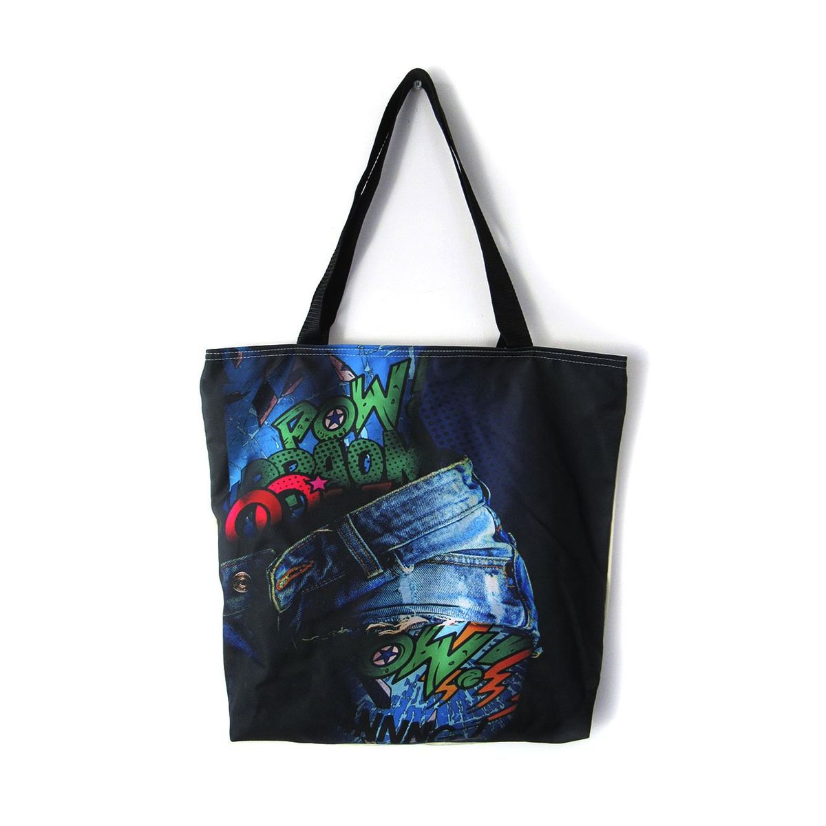 GENERICO - Bolso De Compras Resistente Estampados De Jean Tatto