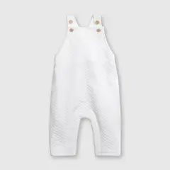 COLLOKY - Jardinera Unisex bebé Blanco 53776