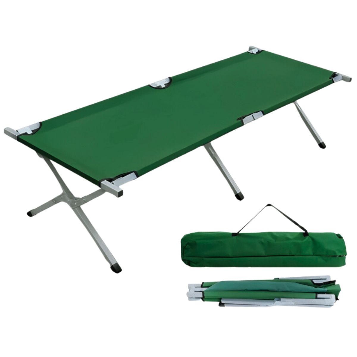 GENERICO - Catre Cama Campaña Camping Plegable Portátil Outdoor Militar
