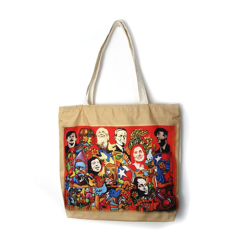 GENERICO - Bolso De Compras Resistente Estampados De Chile