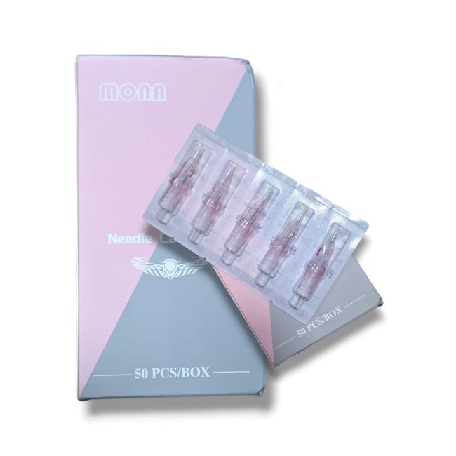 MONA - 50 Unidades De Agujas Para Dermografo P90 Modelo 9RS
