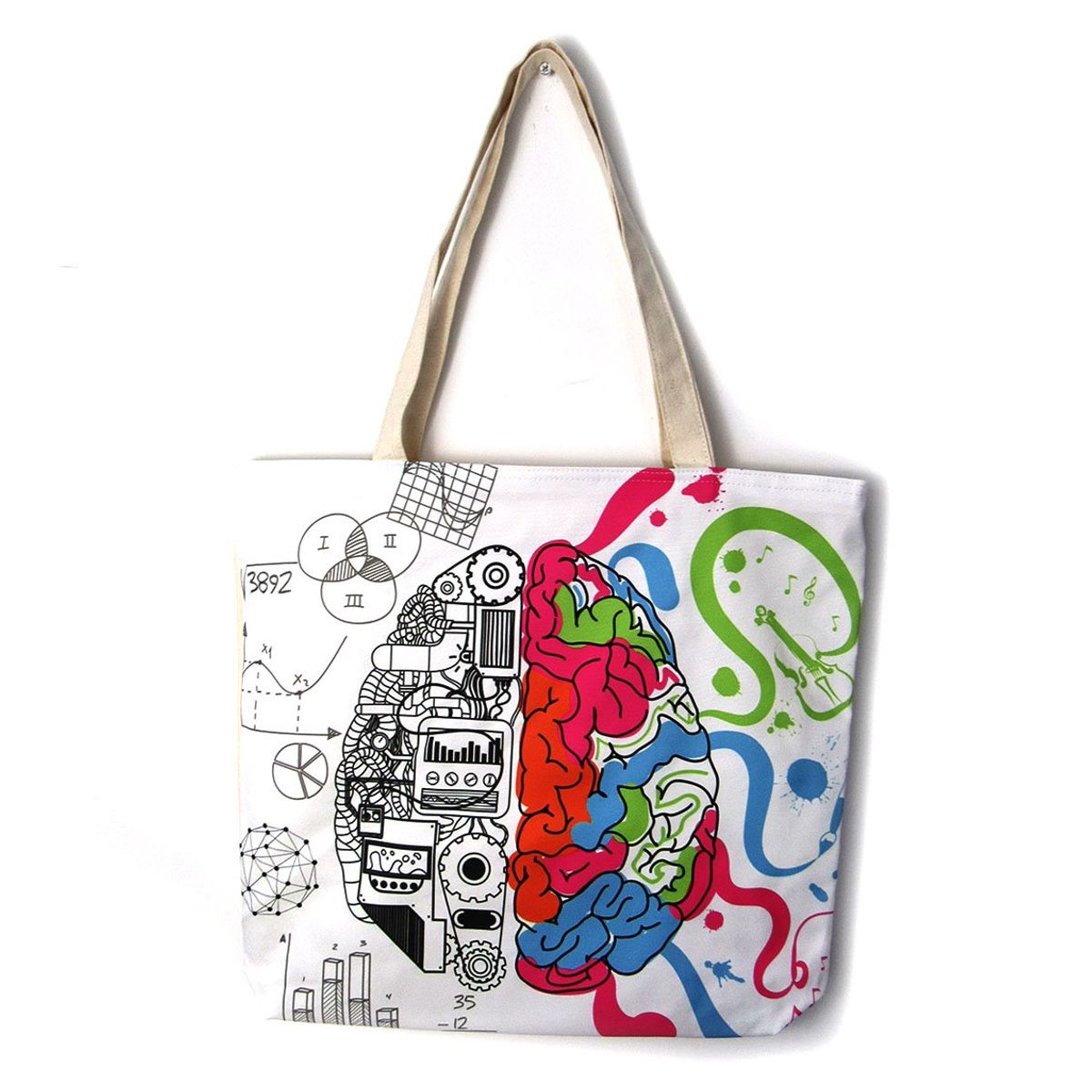 GENERICO - Bolso De Compras Resistente Estampados De Hemiferios