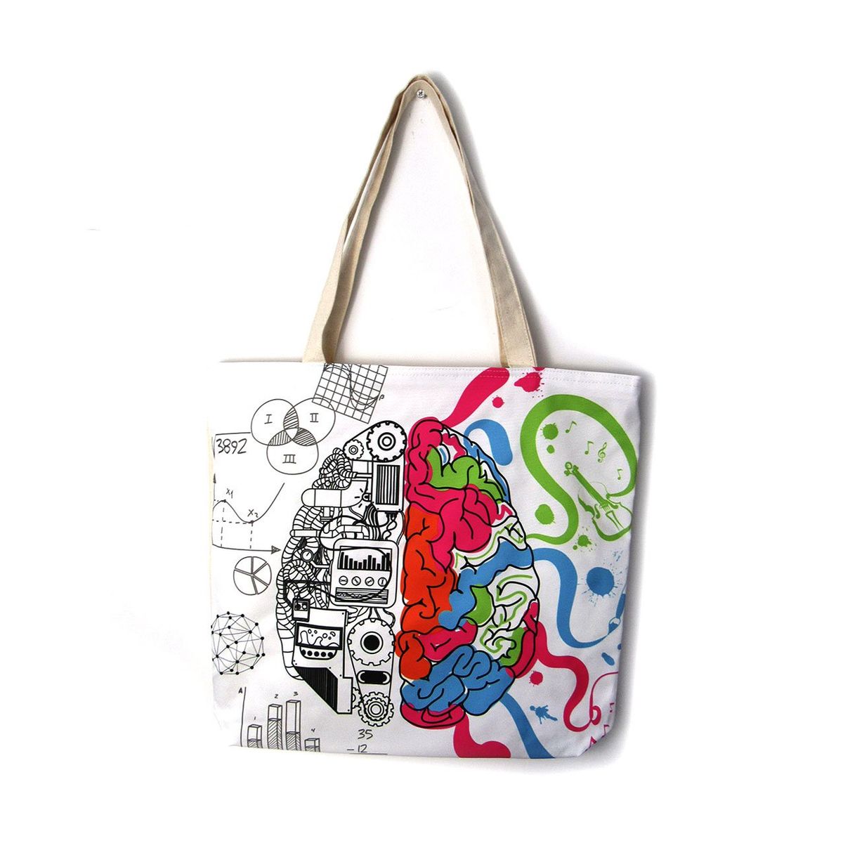 GENERICO - Bolso De Compras Resistente Estampados De Hemiferios