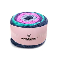 REVESDERECHO - Lana Sweet Love 150grs. - Morado 002