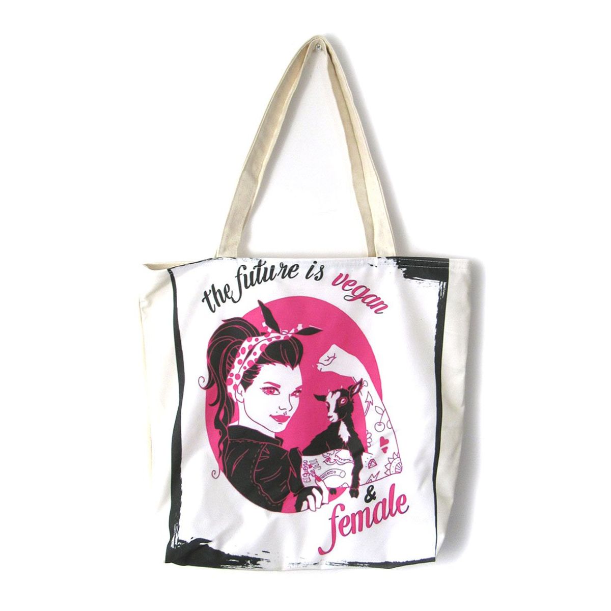 GENERICO - Bolso De Compras Resistente Estampados De Veganos