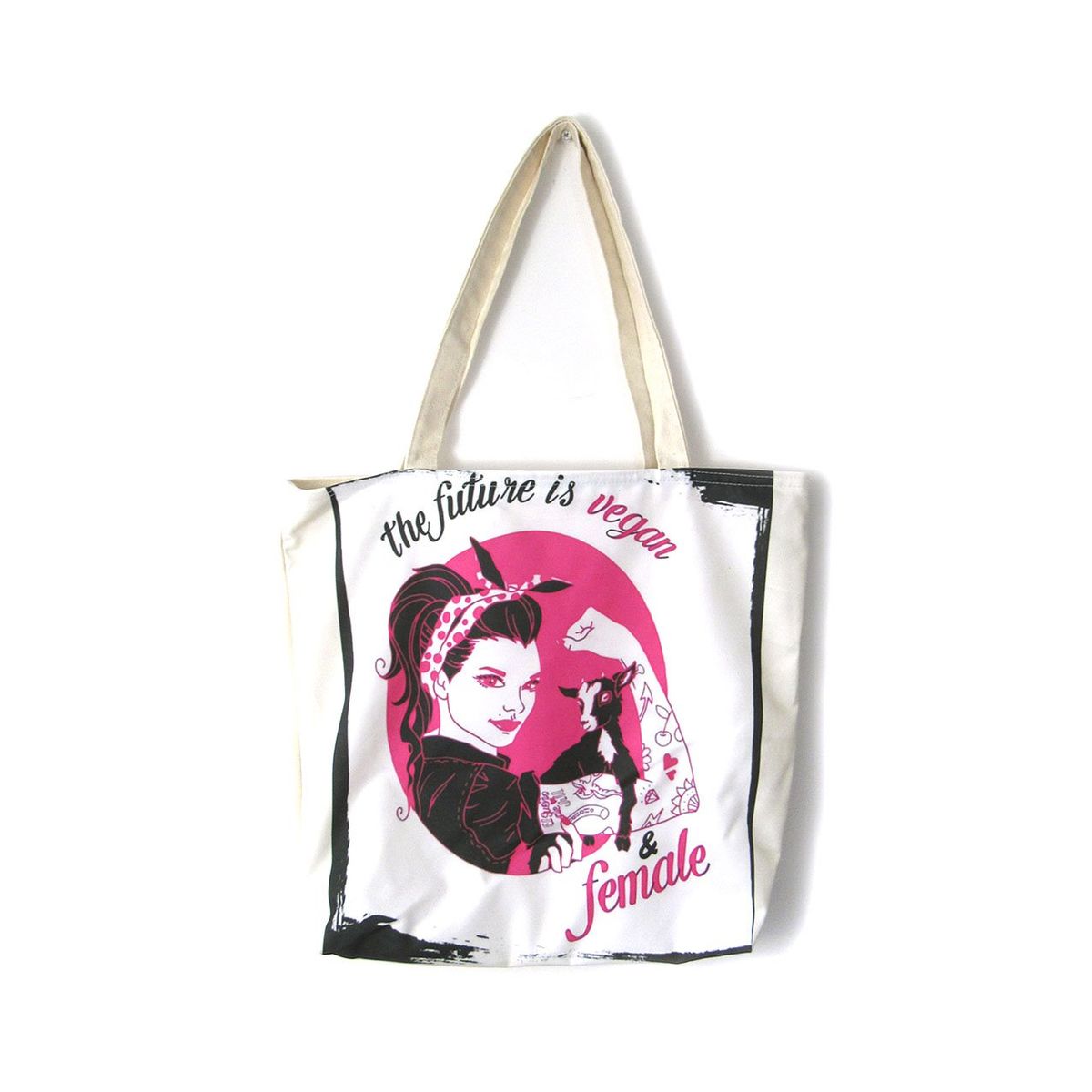 GENERICO - Bolso De Compras Resistente Estampados De Veganos