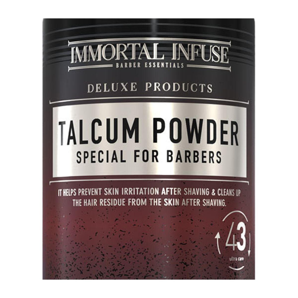 IMMORTAL INFUSE - Talco Perfumado de Barbero Profesional IMMORTAL NYC 180g