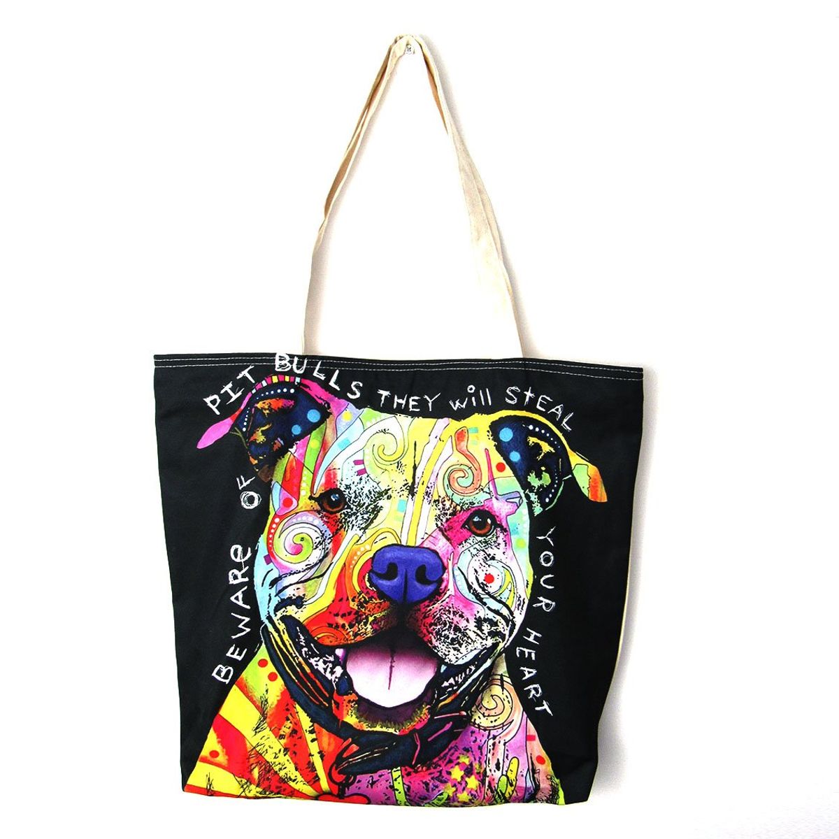 GENERICO - Bolso De Compras Resistente Estampados De Perro Popart