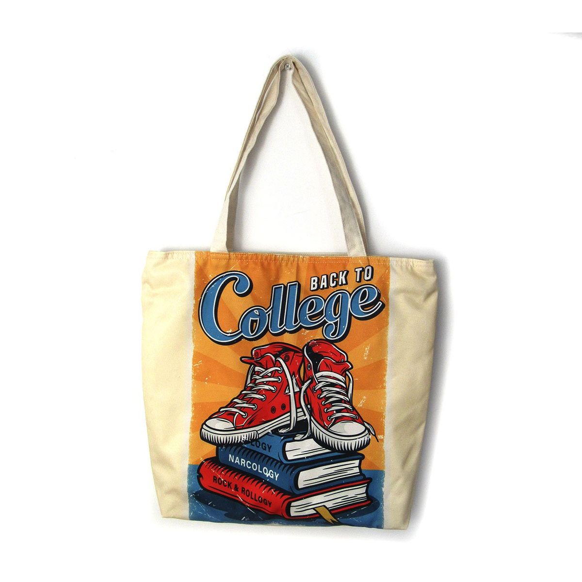 GENERICO - Bolso De Compras Resistente Estampados De College