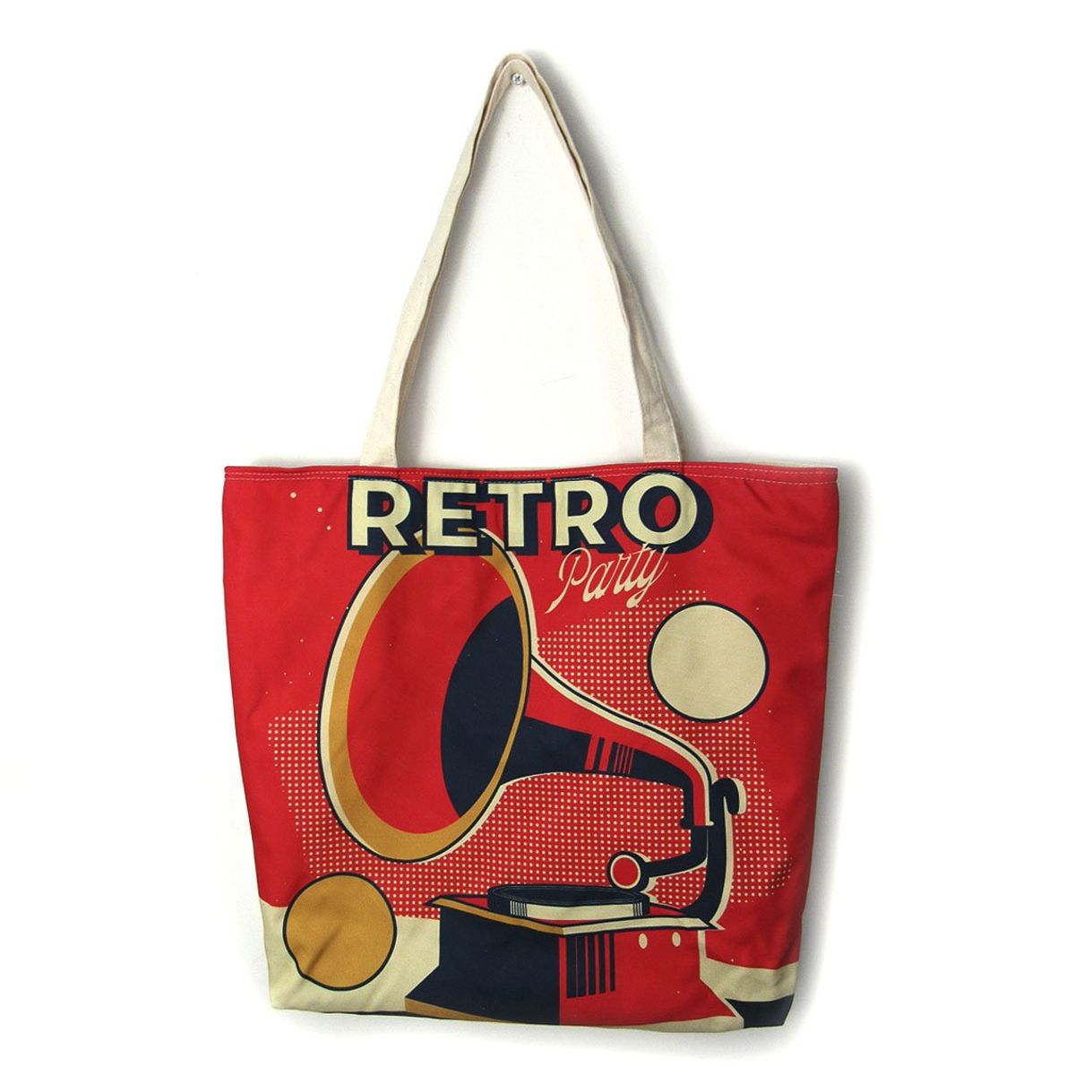 GENERICO - Bolso De Compras Resistente Estampados De Music Retro