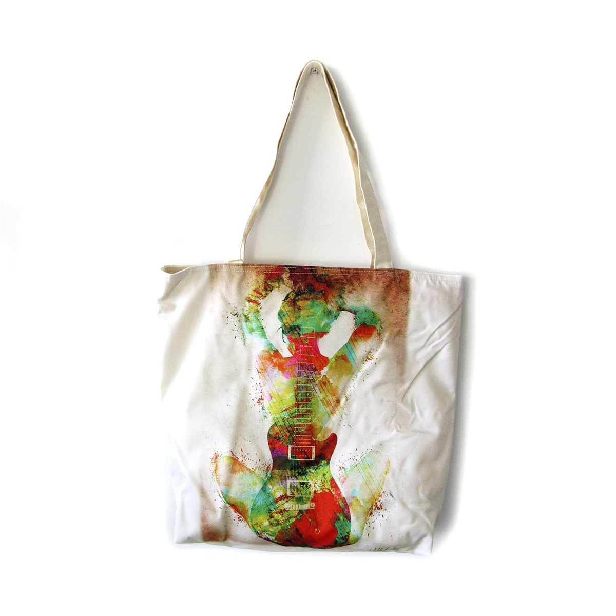 GENERICO - Bolso De Compras Resistente Estampados De Mujer Guitar