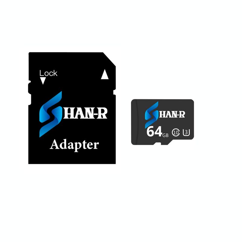 SHAN R - Memoria Micro SD 64GB High Speed Con Adaptador