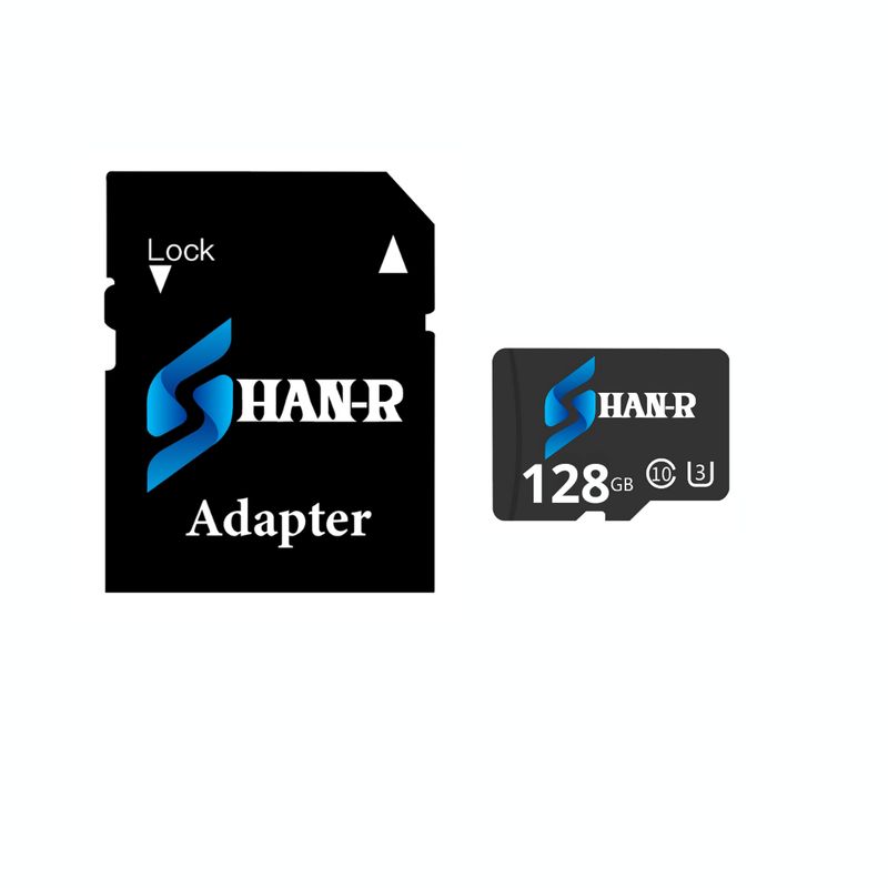 SHAN R - Memoria Micro SD 128GB High Speed Con Adaptador