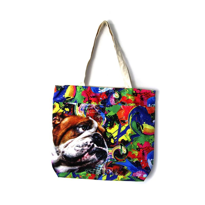 GENERICO - Bolso De Compras Resistente Estampados De Perro Funk