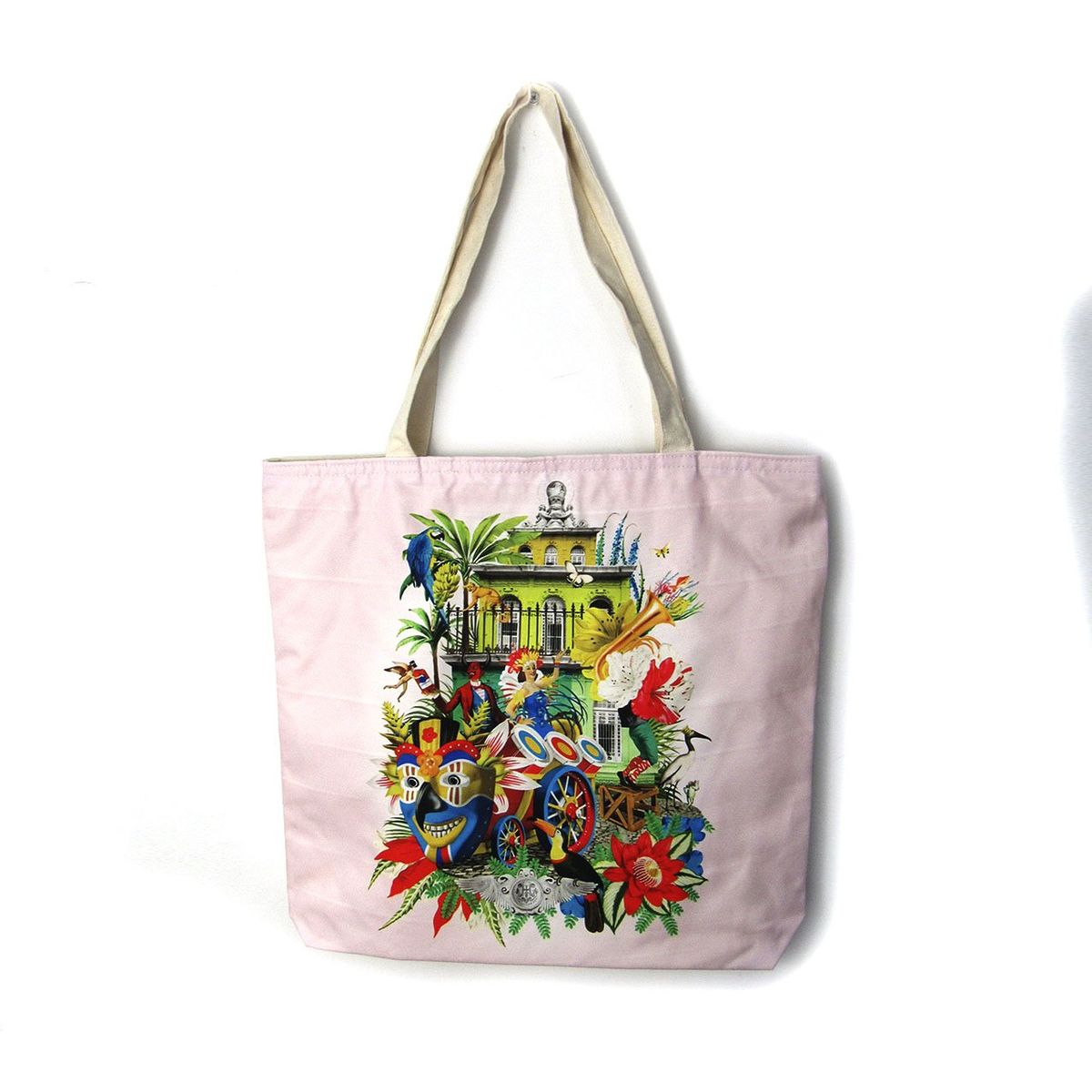 GENERICO - Bolso De Compras Resistente Estampados De Peru Flores