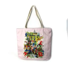 GENERICO - Bolso De Compras Resistente Estampados De Peru Flores