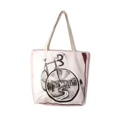 GENERICO - Bolso De Compras Resistente Estampados De Bici paisajes