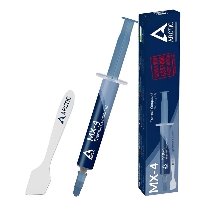 GENERICO - Pasta Térmica Arctic Mx-4 4 Gramos Con Espatula Para Pc 4gr