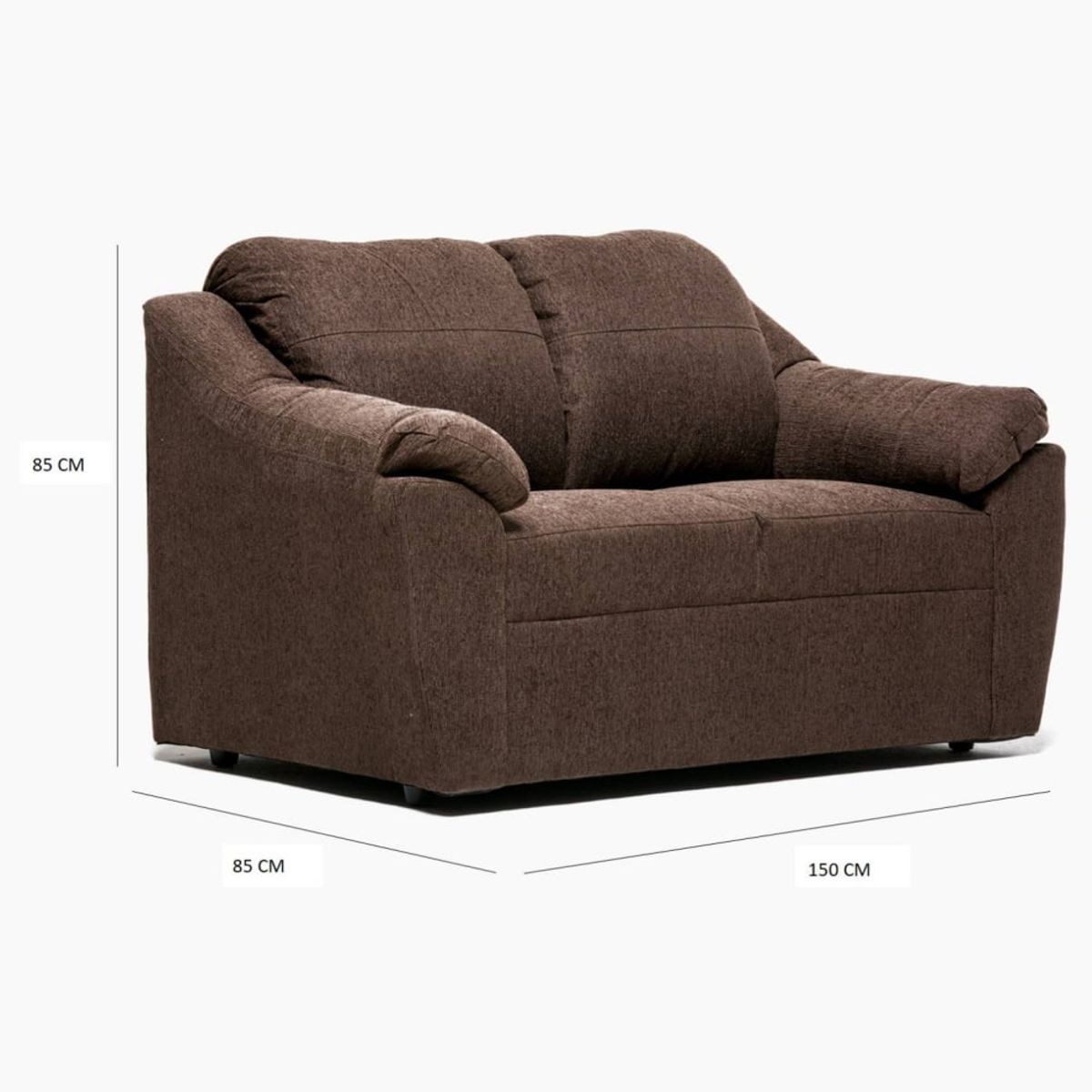 CABSUR - Sofa Genova 2C Chocolate