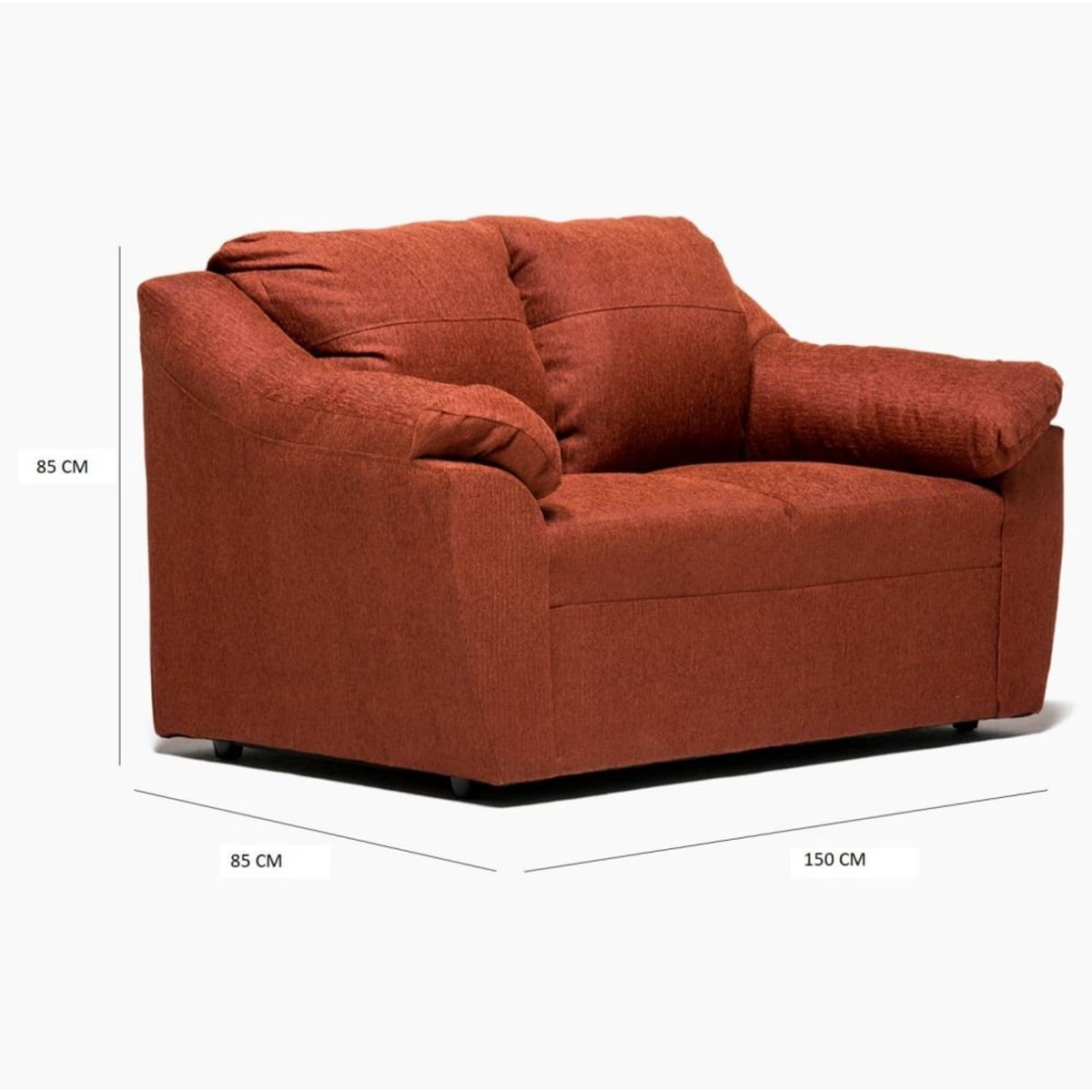 CABSUR - Sofa Genova 2C Terracota