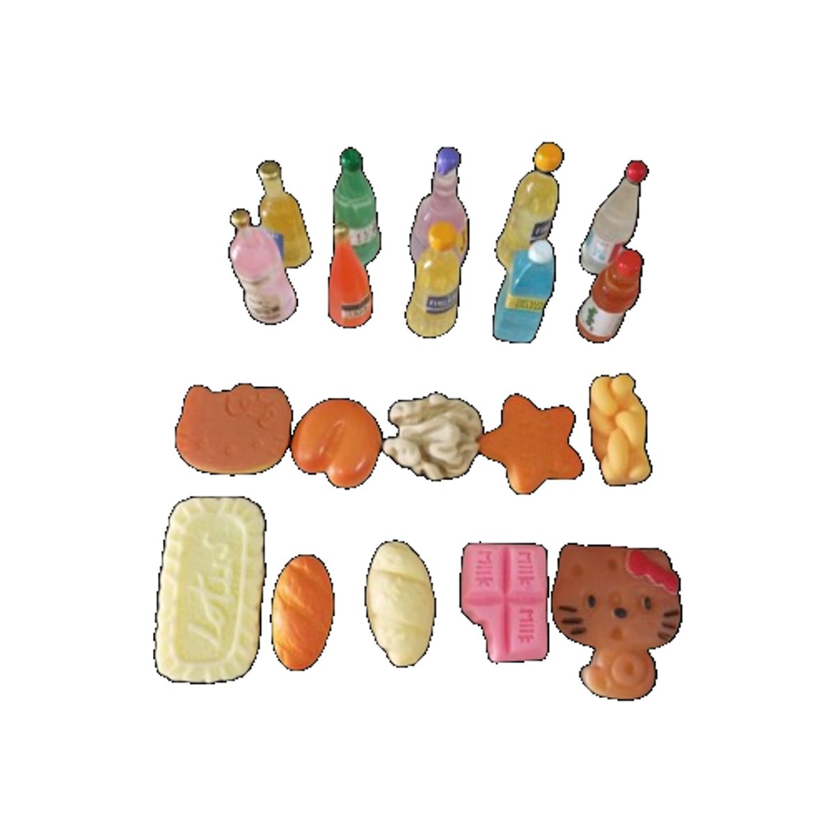 GENERICO - Pack juguete surtidos 20 unds miniaturas 2cm de plastico.