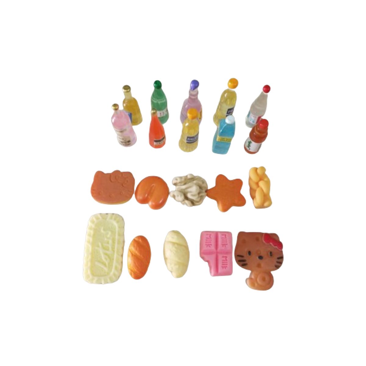 GENERICO - Pack juguete surtidos 20 unds miniaturas 2cm de plastico.